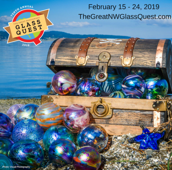 The Great NW Glass Quest 2019 at Camano Island Inn, Camano Island Inn and Bistro